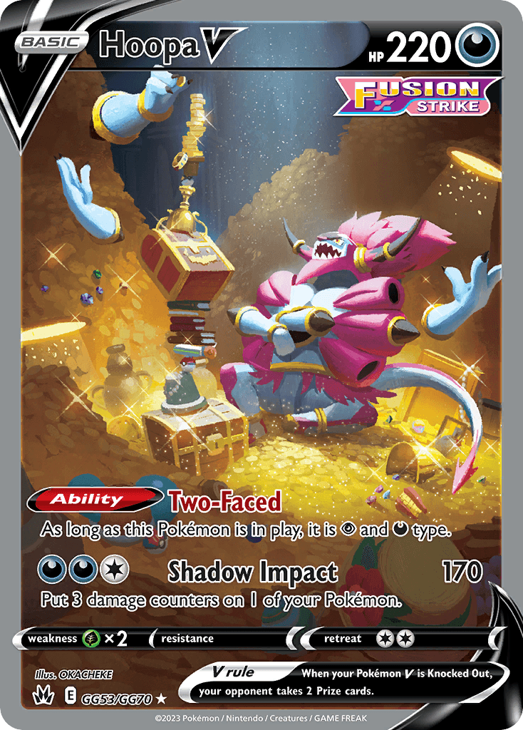 Hoopa V — Crown Zenith: Galarian Gallery Pokémon TCG card by OKACHEKE