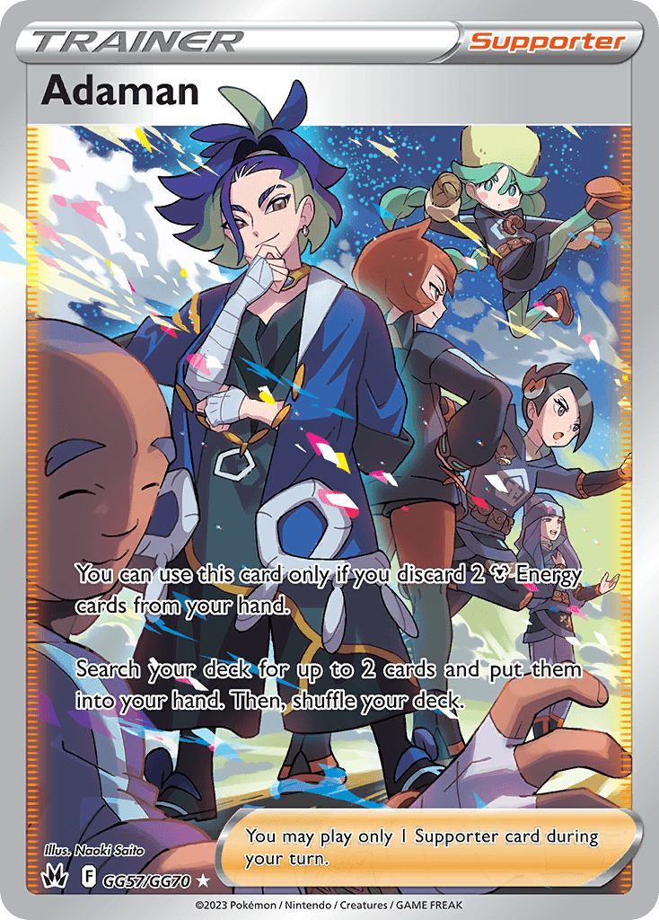 Adaman — Crown Zenith: Galarian Gallery Pokémon TCG card by Naoki Saito