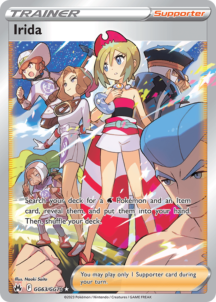 Irida — Crown Zenith: Galarian Gallery Pokémon TCG card by Naoki Saito