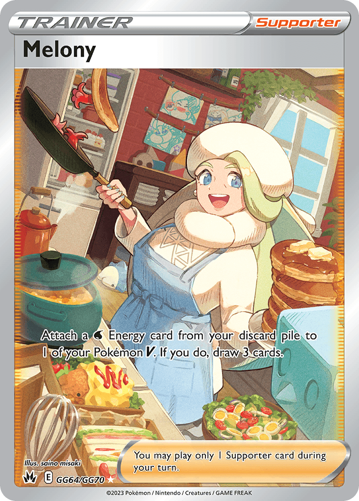 Melony — Crown Zenith: Galarian Gallery Pokémon TCG card by saino misaki