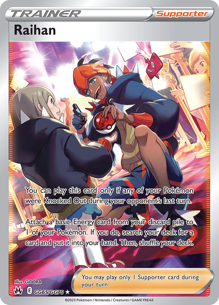 Raihan — Crown Zenith: Galarian Gallery Pokémon TCG card by GIDORA