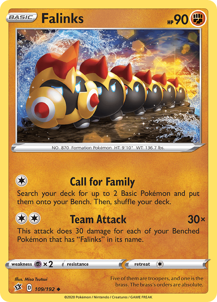 Falinks — Prize Pack Series Cards Pokémon TCG card by Misa Tsutsui