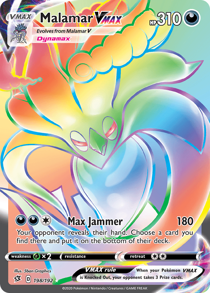 Malamar VMAX — SWSH02: Rebel Clash Pokémon TCG card by 5ban Graphics