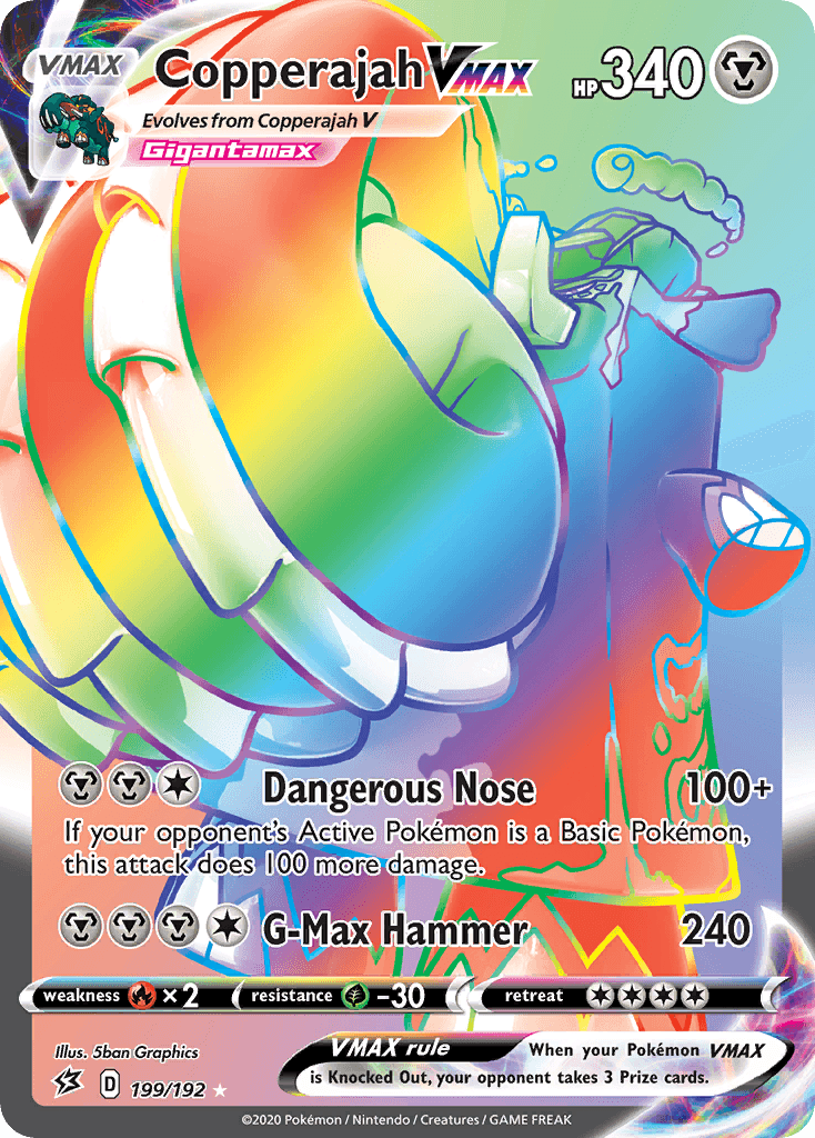 Copperajah VMAX — SWSH02: Rebel Clash Pokémon TCG card by 5ban Graphics