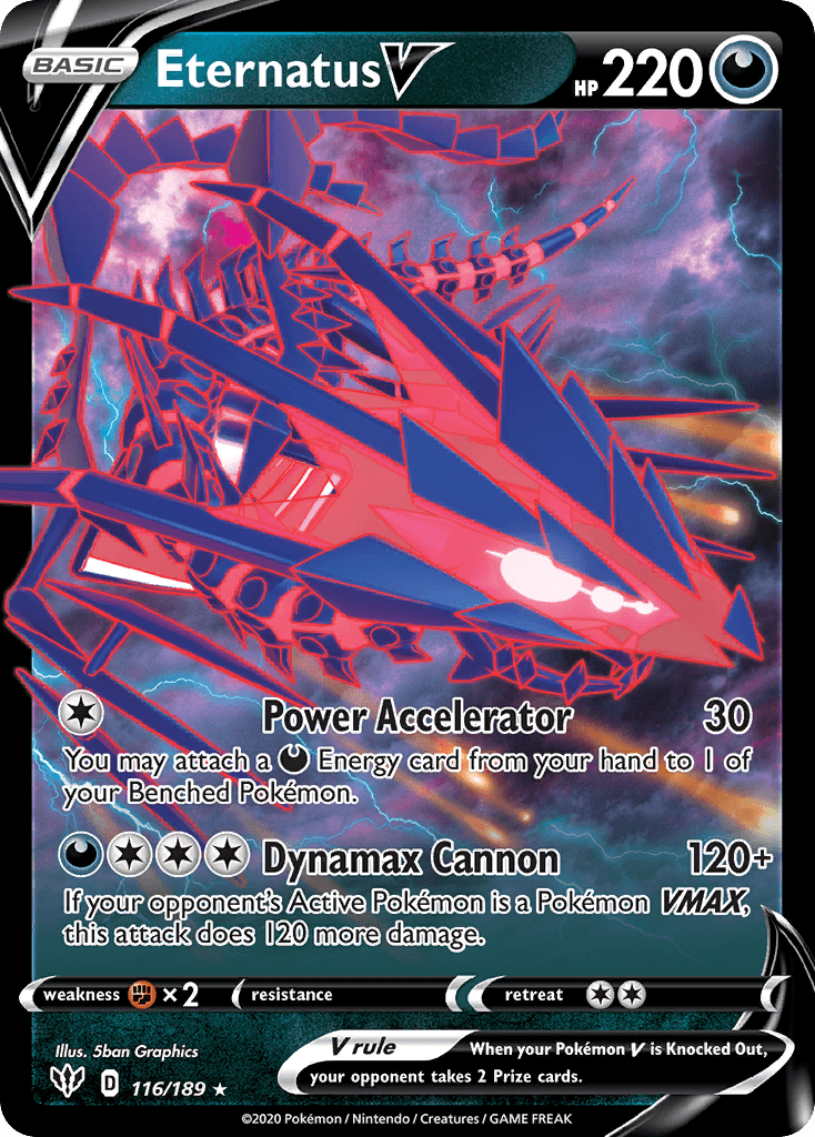 Eternatus V — Prize Pack Series Cards Pokémon TCG card by 5ban Graphics