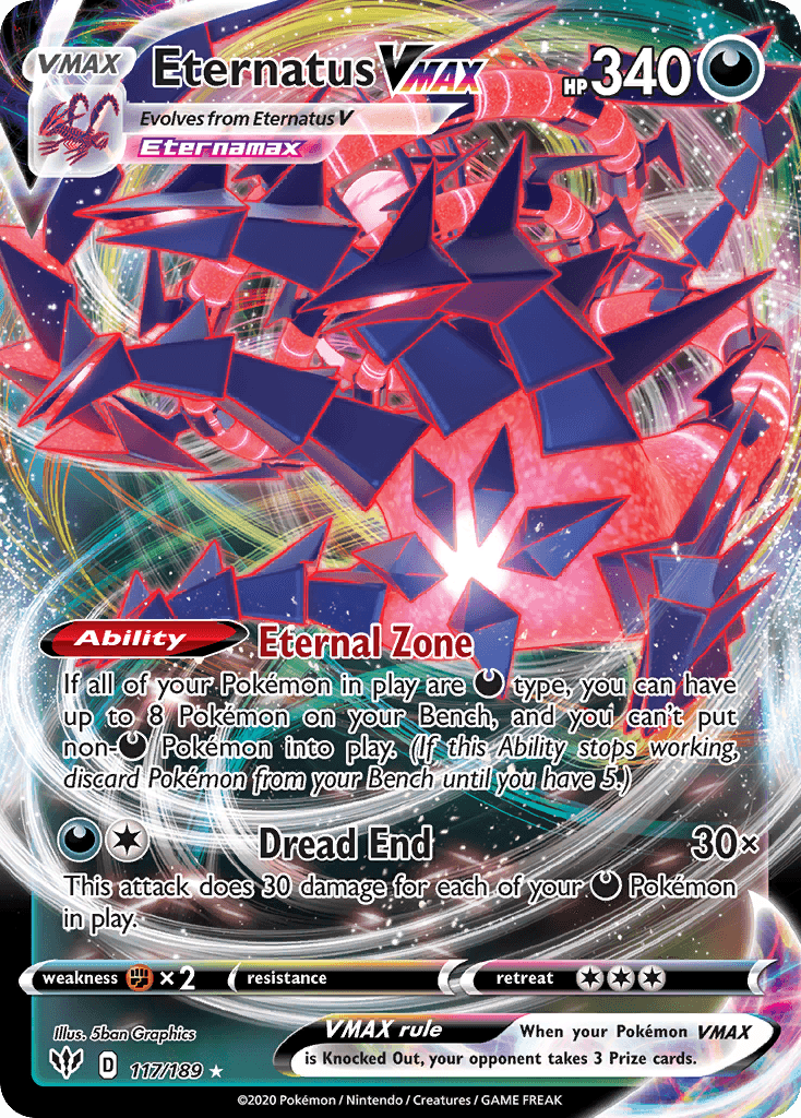 Eternatus VMAX — Prize Pack Series Cards Pokémon TCG card by 5ban Graphics