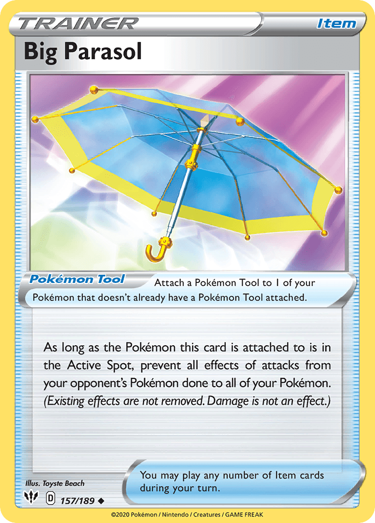 Big Parasol — Prize Pack Series Cards Pokémon TCG card by Toyste Beach
