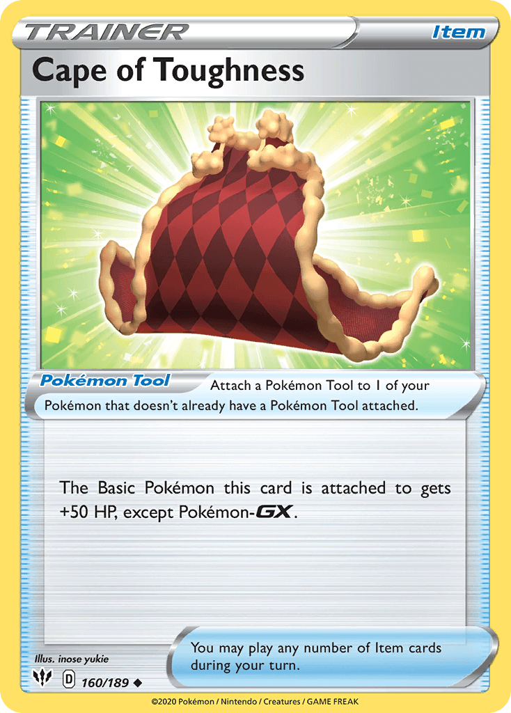 Cape of Toughness — Prize Pack Series Cards Pokémon TCG card by inose yukie