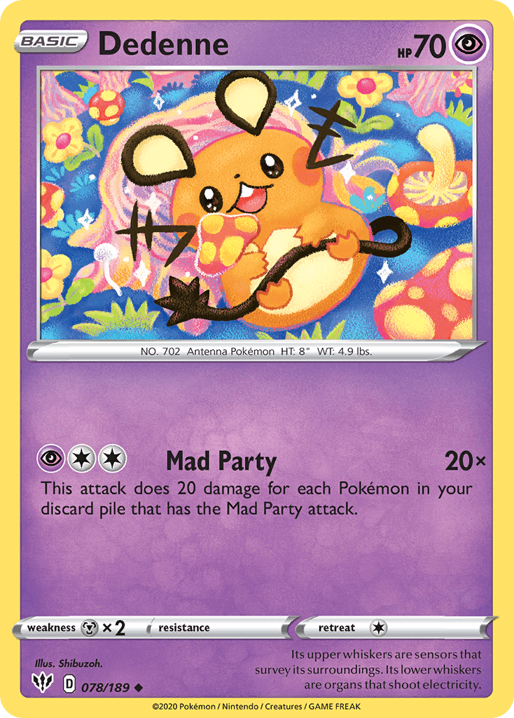 Dedenne — Prize Pack Series Cards Pokémon TCG card by Shibuzoh.
