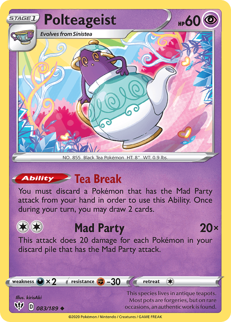 Polteageist — Prize Pack Series Cards Pokémon TCG card by kirisAki