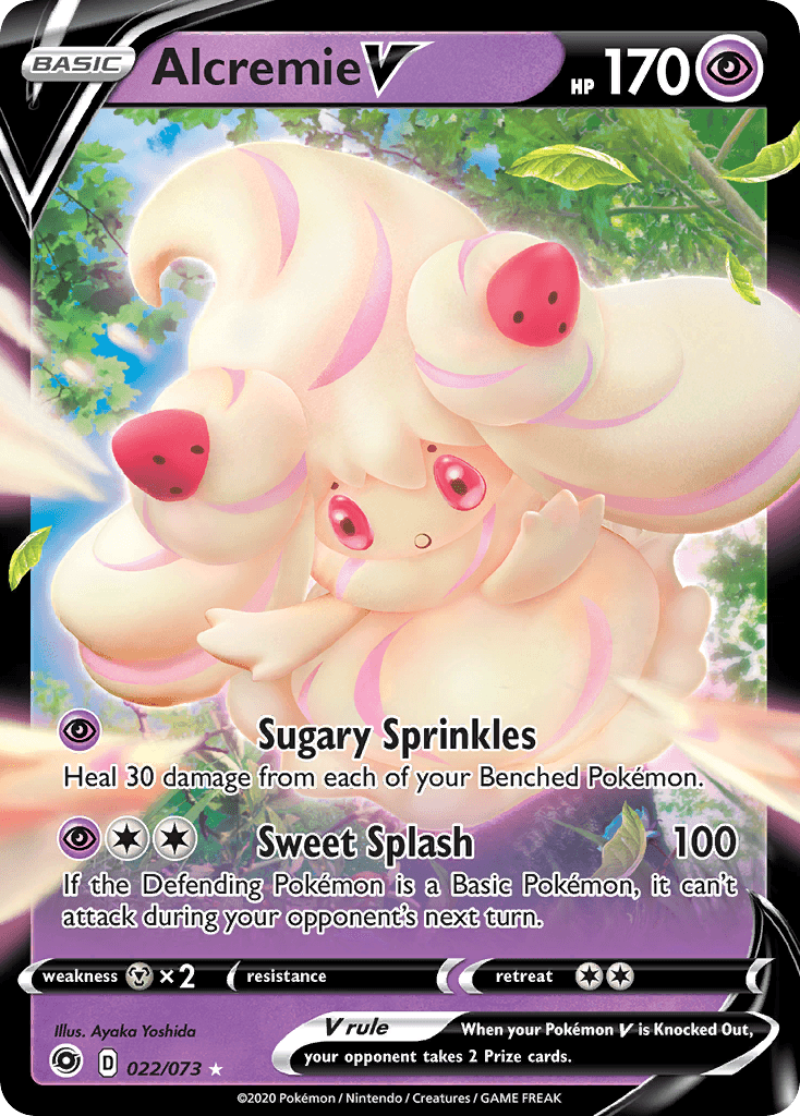 Alcremie V — Prize Pack Series Cards Pokémon TCG card by Ayaka Yoshida