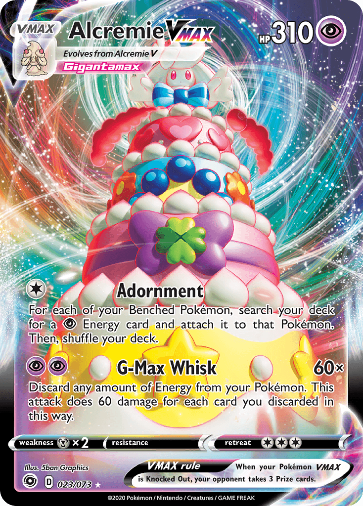 Alcremie VMAX — Prize Pack Series Cards Pokémon TCG card by 5ban Graphics
