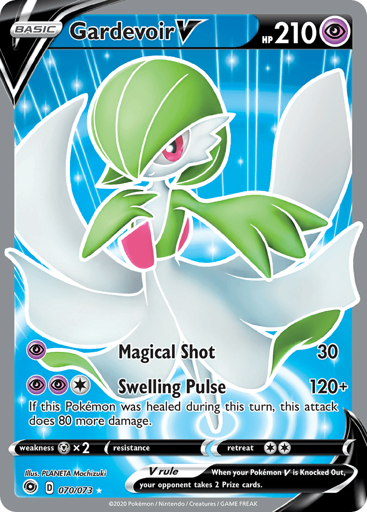 Gardevoir V — Champion's Path Pokémon TCG card by PLANETA Mochizuki