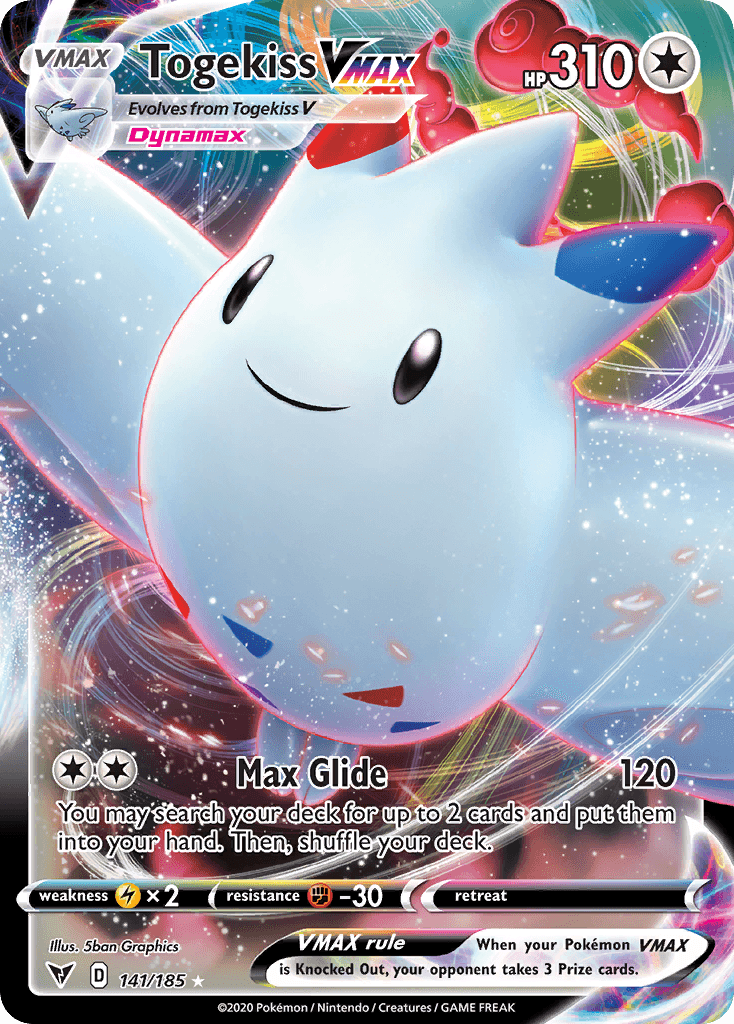 Togekiss VMAX — Prize Pack Series Cards Pokémon TCG card by 5ban Graphics