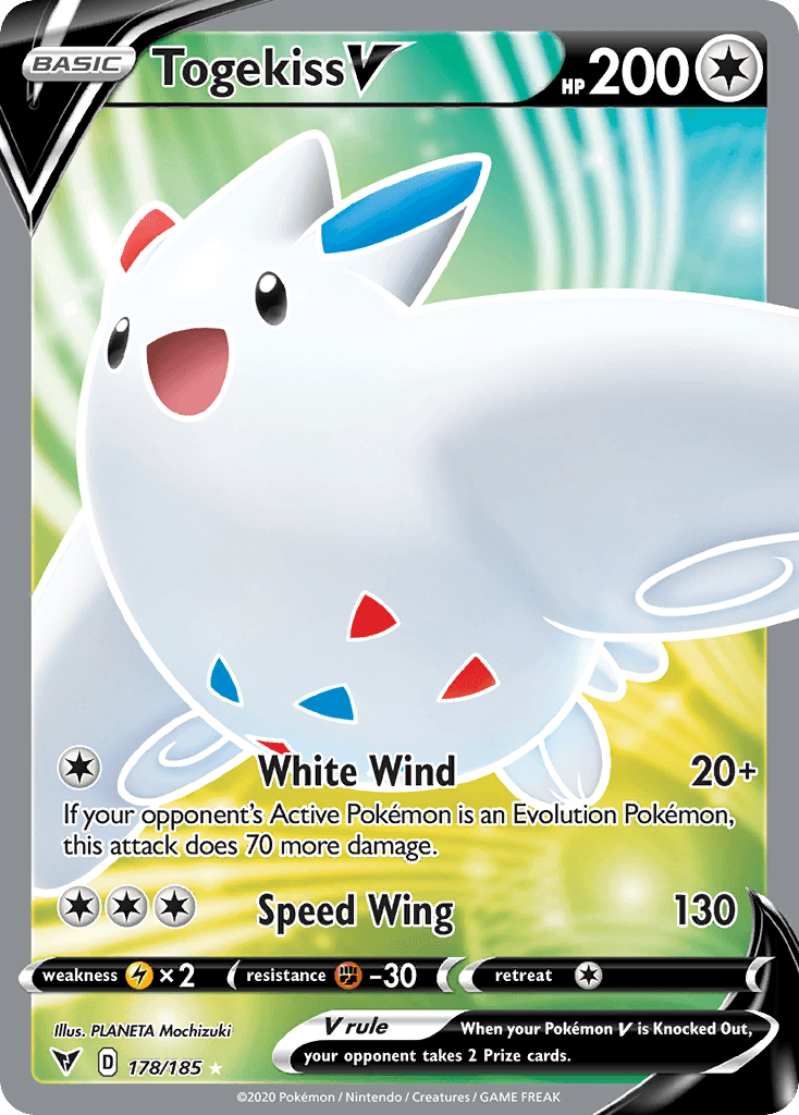 Togekiss V — Pokémon TCG card