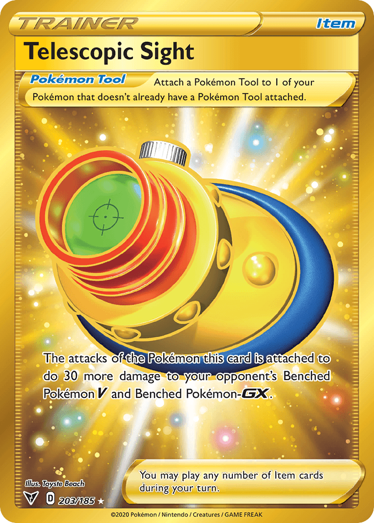 Telescopic Sight — SWSH04: Vivid Voltage Pokémon TCG card by Toyste Beach