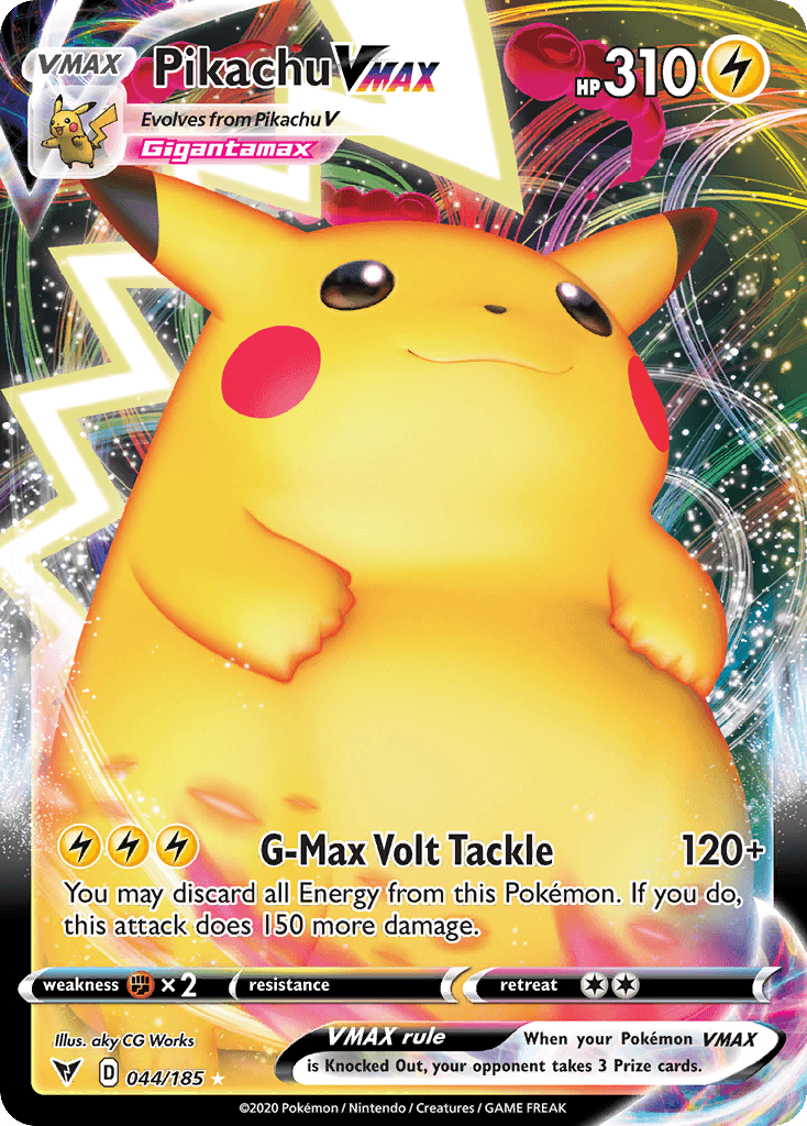 Pikachu VMAX — Prize Pack Series Cards