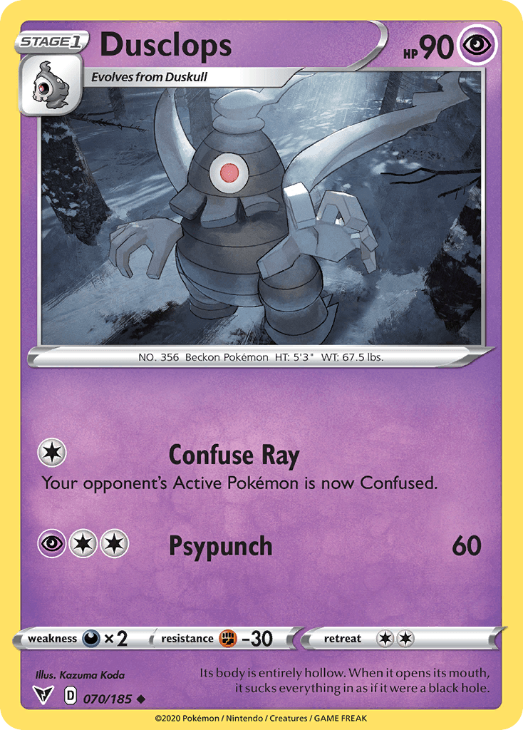 Dusclops — Trick or Trade BOOster Bundle 2023 Pokémon TCG card by Kazuma Koda