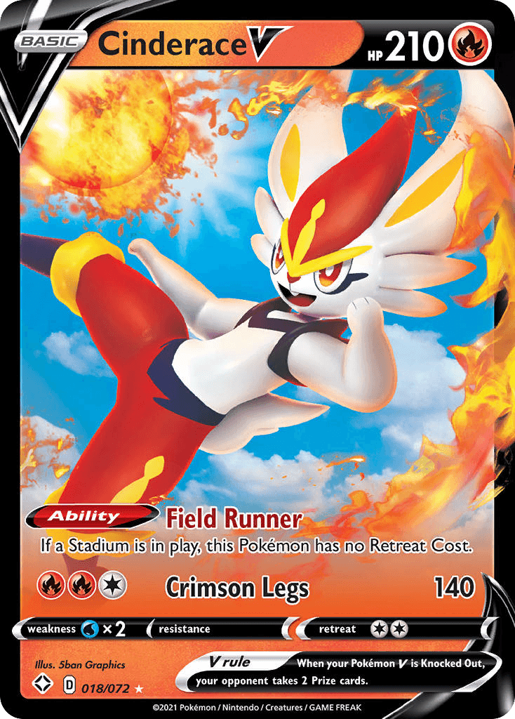Cinderace V — Shining Fates