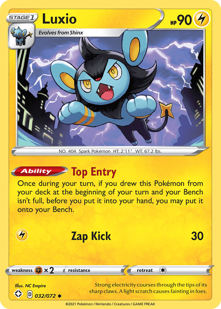 Luxio — Shining Fates Pokémon TCG card by NC Empire