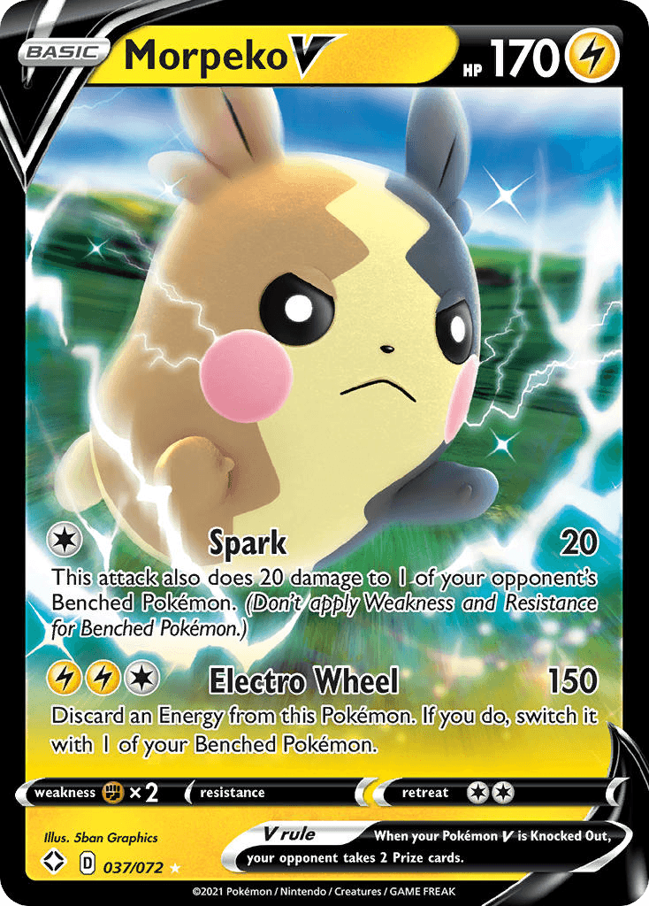 Morpeko V — Shining Fates Pokémon TCG card by 5ban Graphics