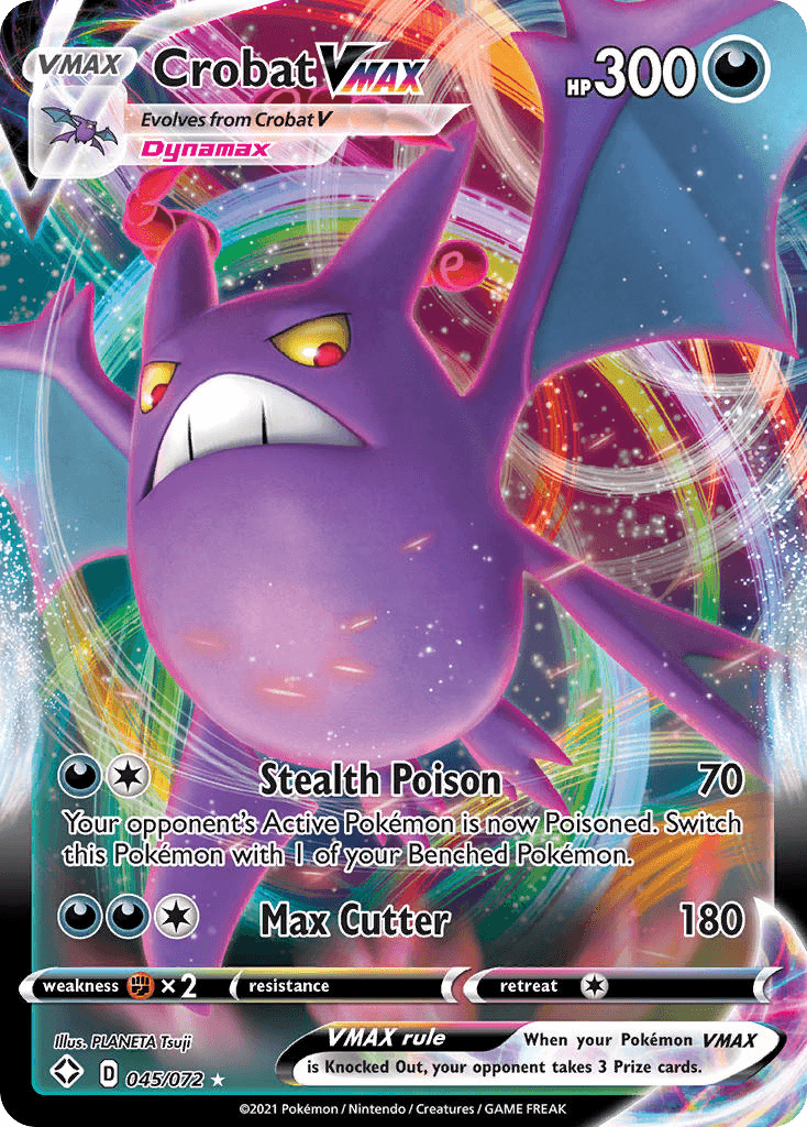 Crobat VMAX — Shining Fates Pokémon TCG card by PLANETA Tsuji
