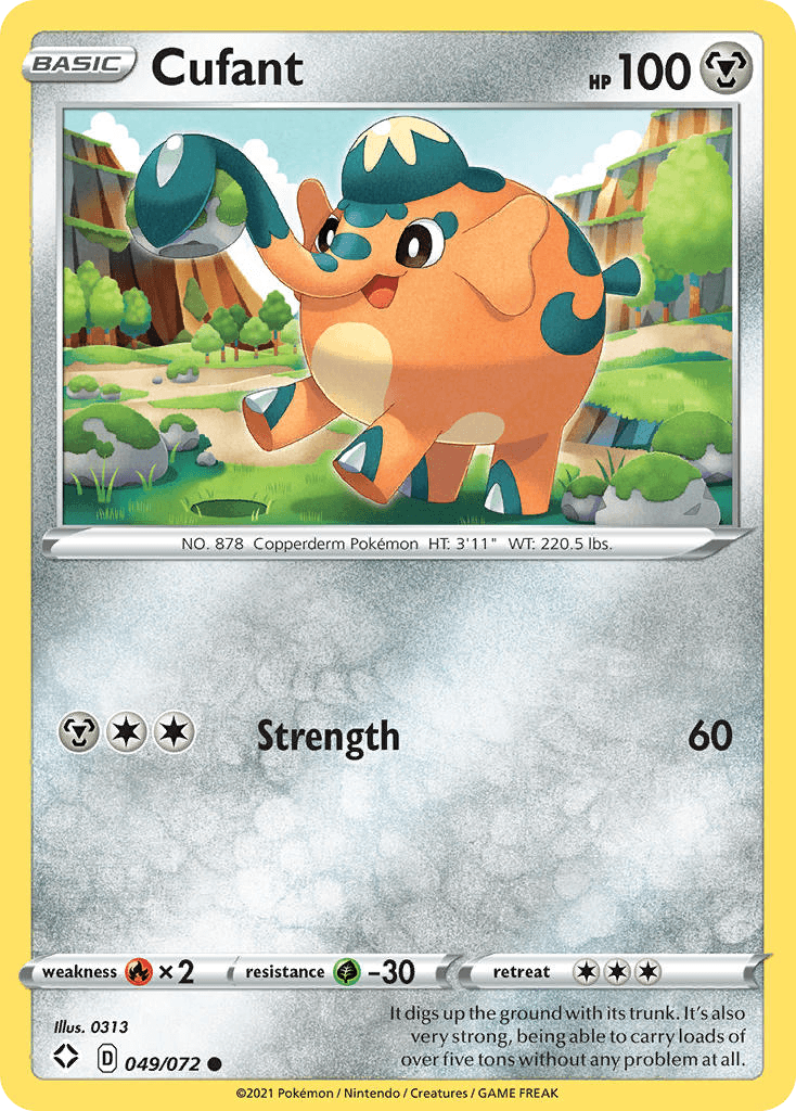 Cufant — Shining Fates Pokémon TCG card by 0313