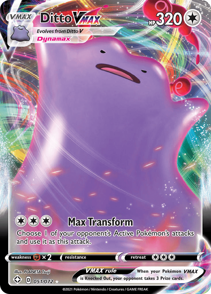 Ditto VMAX — Pokémon TCG card