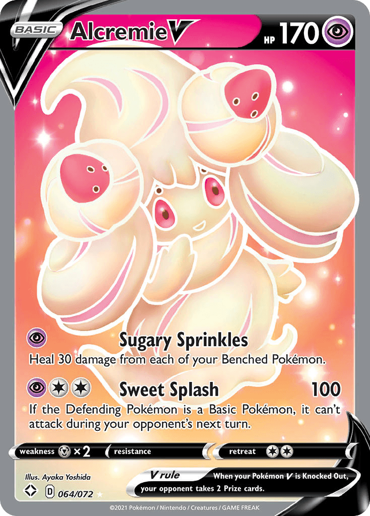 Alcremie V — Pokémon TCG card