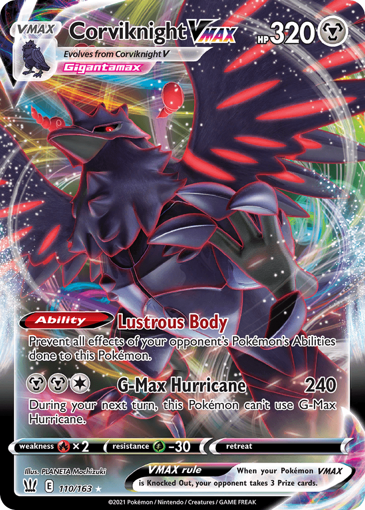 Corviknight VMAX — Prize Pack Series Cards Pokémon TCG card by PLANETA Mochizuki