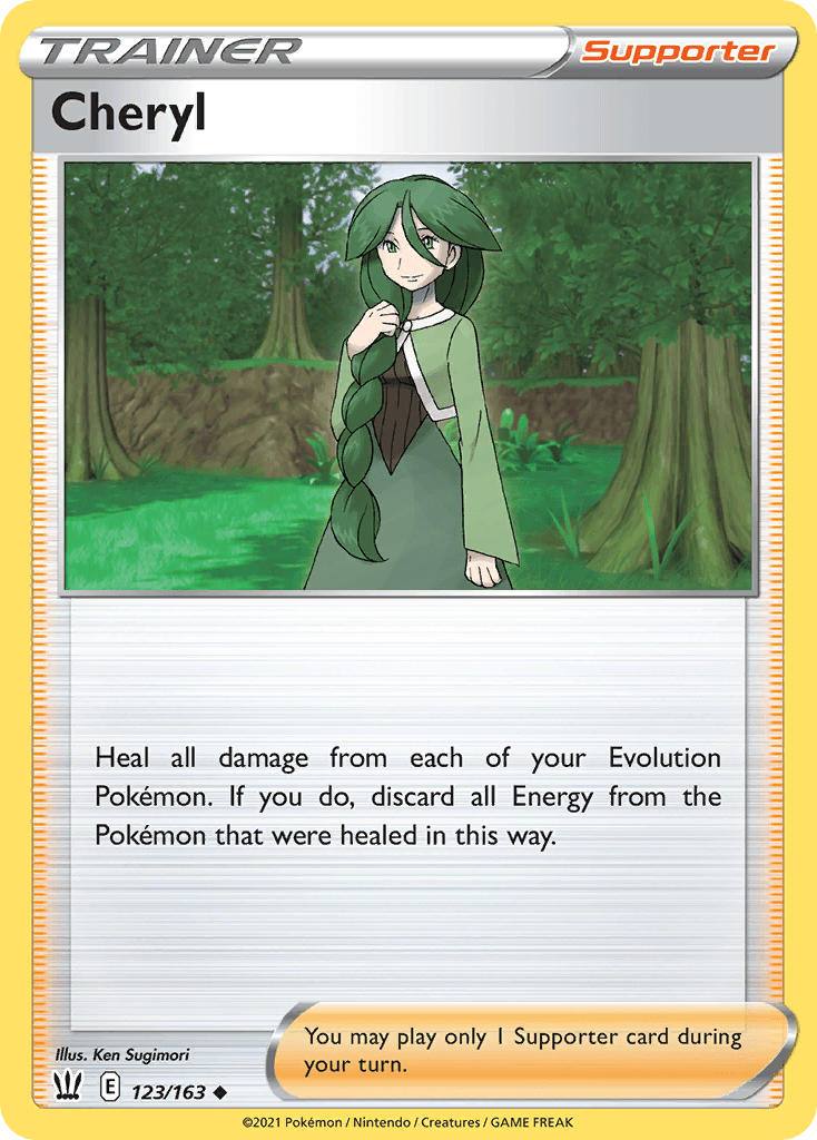 Cheryl — Prize Pack Series Cards Pokémon TCG card by Ken Sugimori