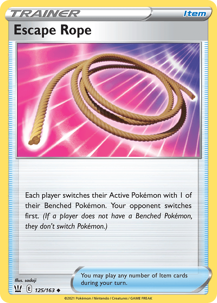 Escape Rope — Prize Pack Series Cards Pokémon TCG card by sadaji