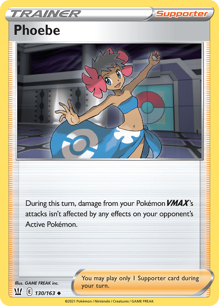 Phoebe — Prize Pack Series Cards Pokémon TCG card by GAME FREAK inc.