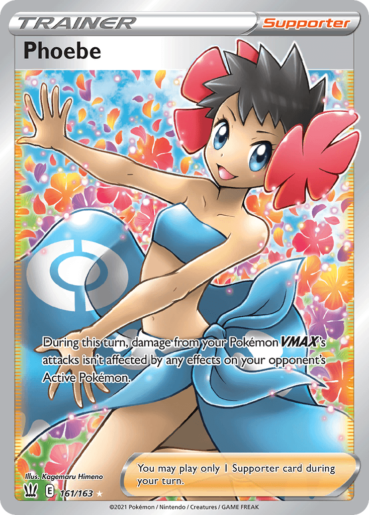 Phoebe — SWSH05: Battle Styles Pokémon TCG card by Kagemaru Himeno