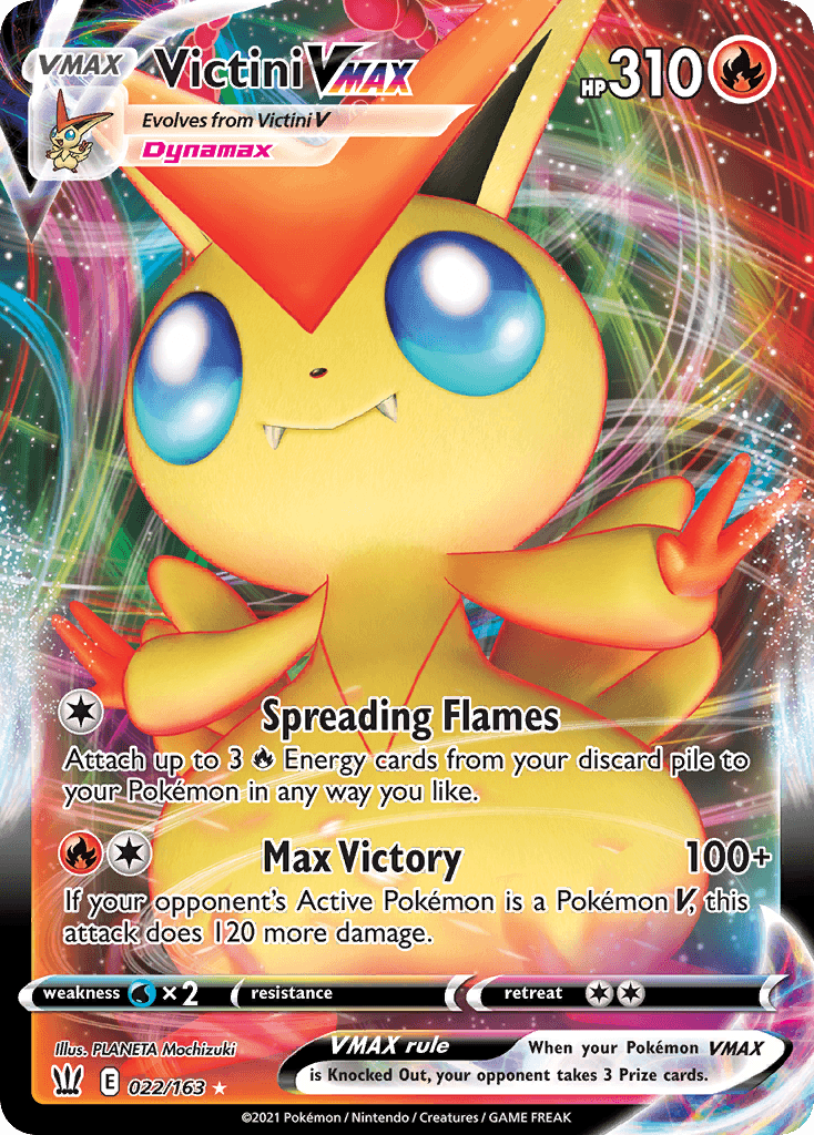 Victini VMAX — Prize Pack Series Cards Pokémon TCG card by PLANETA Mochizuki