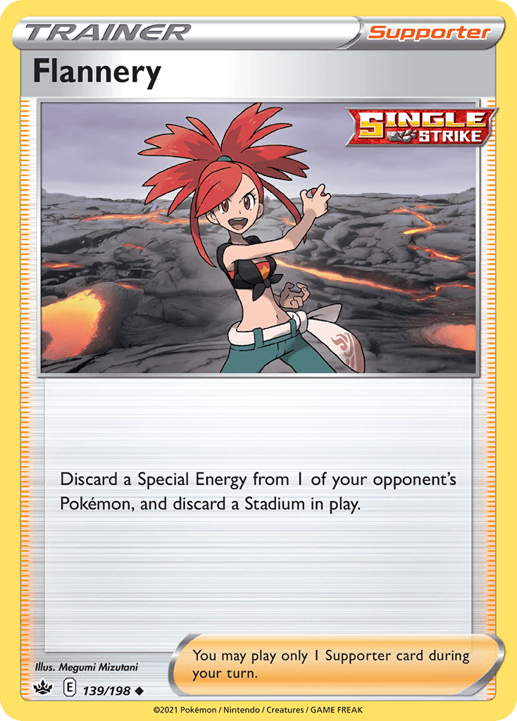Flannery — SWSH06: Chilling Reign Pokémon TCG card by Megumi Mizutani