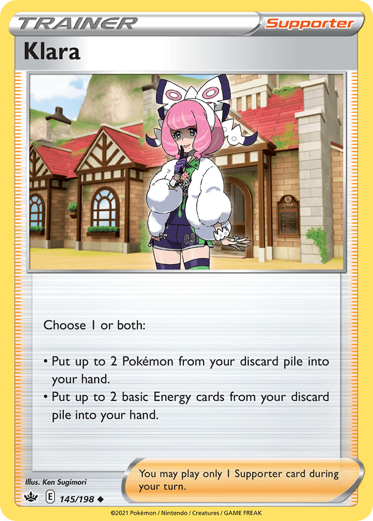 Klara — Prize Pack Series Cards Pokémon TCG card by Ken Sugimori