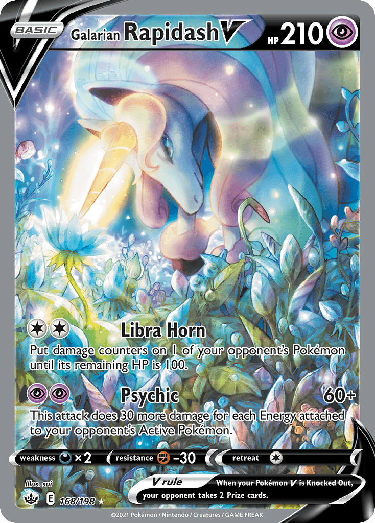 Galarian Rapidash V (Alternate Full Art) — Pokémon TCG card