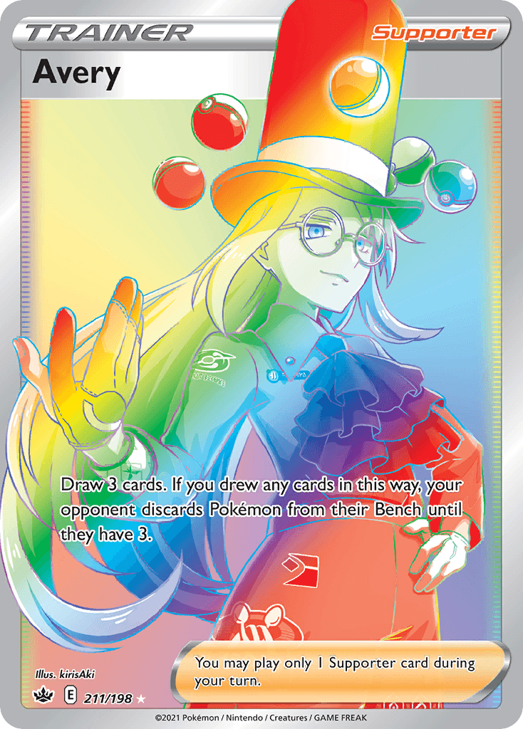 Avery — SWSH06: Chilling Reign Pokémon TCG card by kirisAki