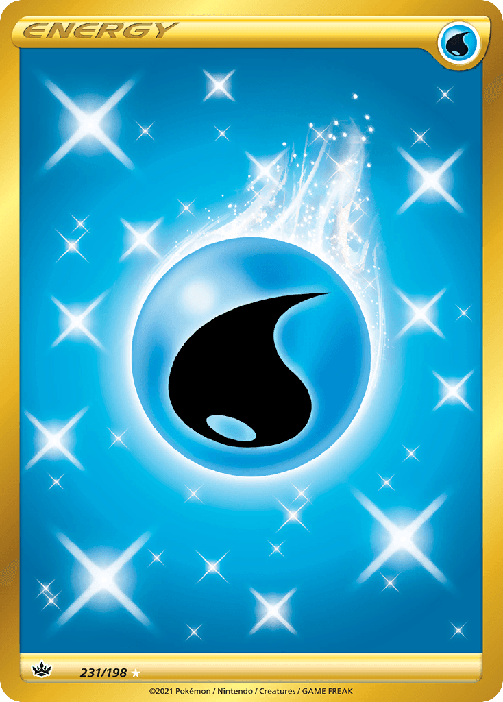 Water Energy (Secret) — SWSH06: Chilling Reign