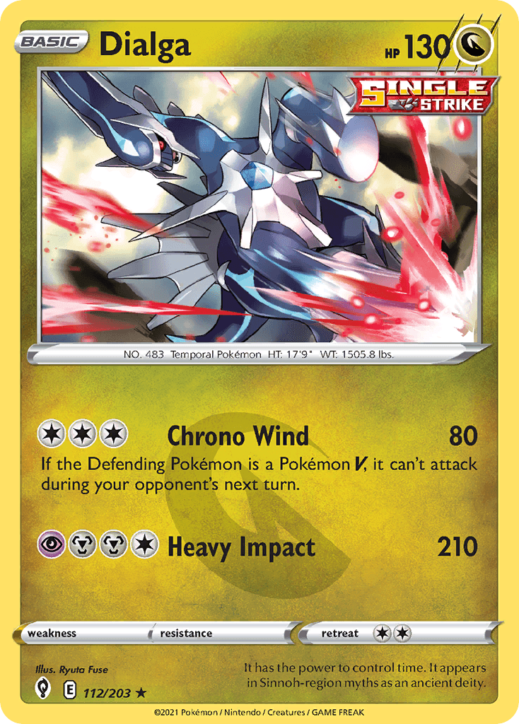 Dialga — Prize Pack Series Cards Pokémon TCG card by Ryuta Fuse