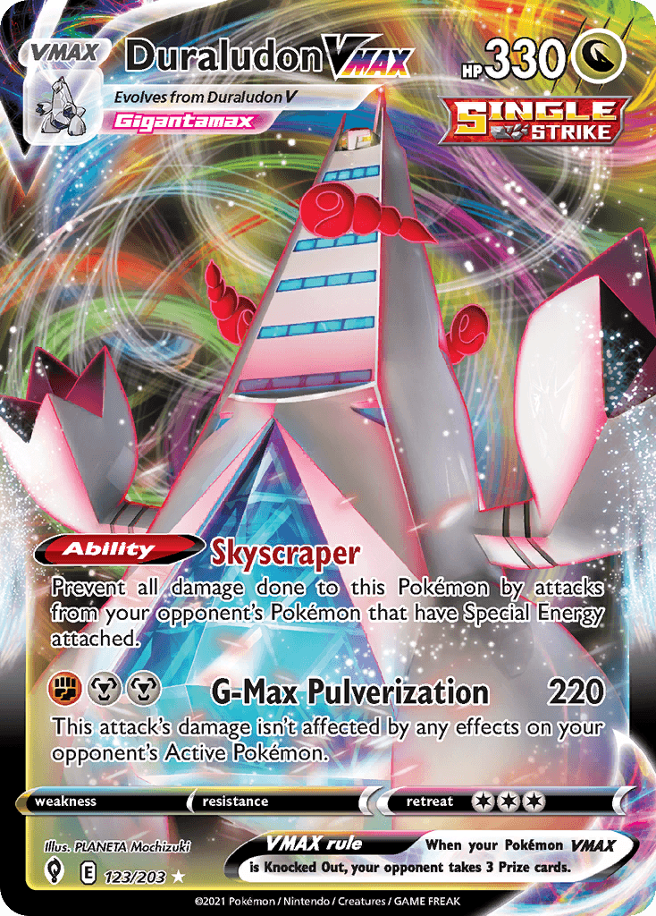 Duraludon VMAX — Prize Pack Series Cards Pokémon TCG card by PLANETA Mochizuki