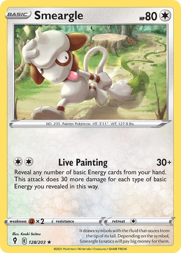 Smeargle — Prize Pack Series Cards Pokémon TCG card by Kouki Saitou