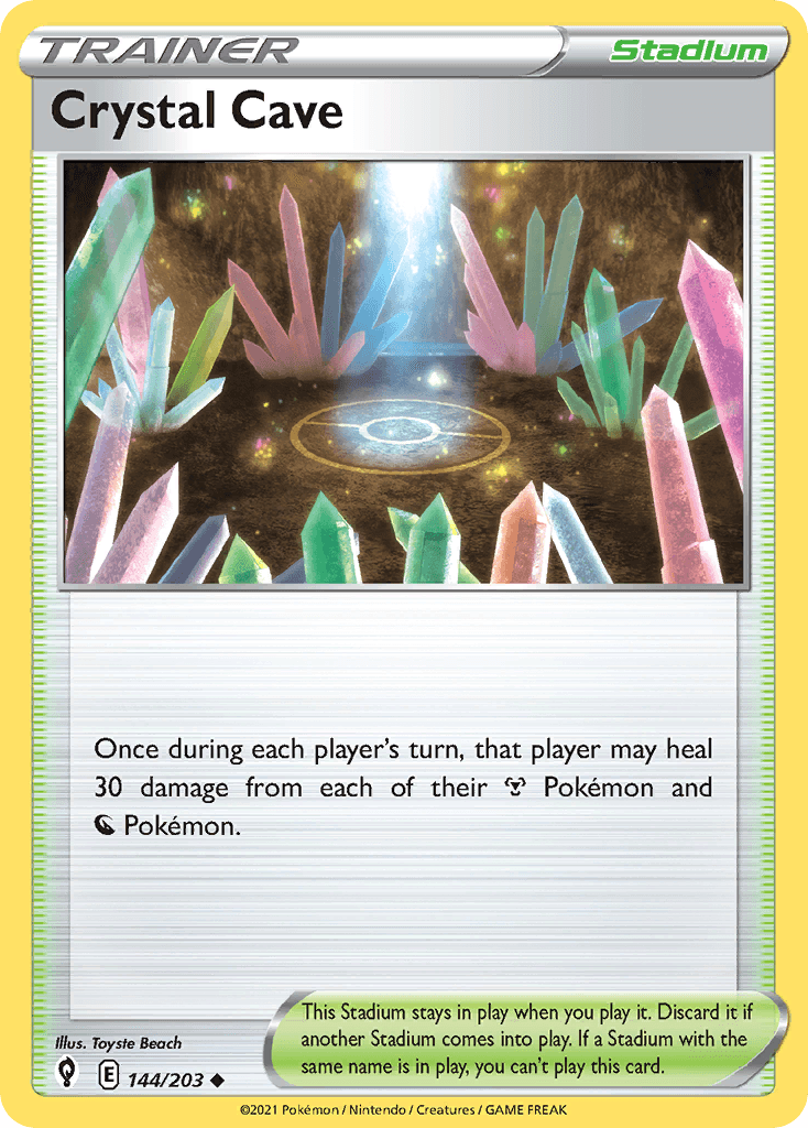Crystal Cave — Prize Pack Series Cards Pokémon TCG card by Toyste Beach