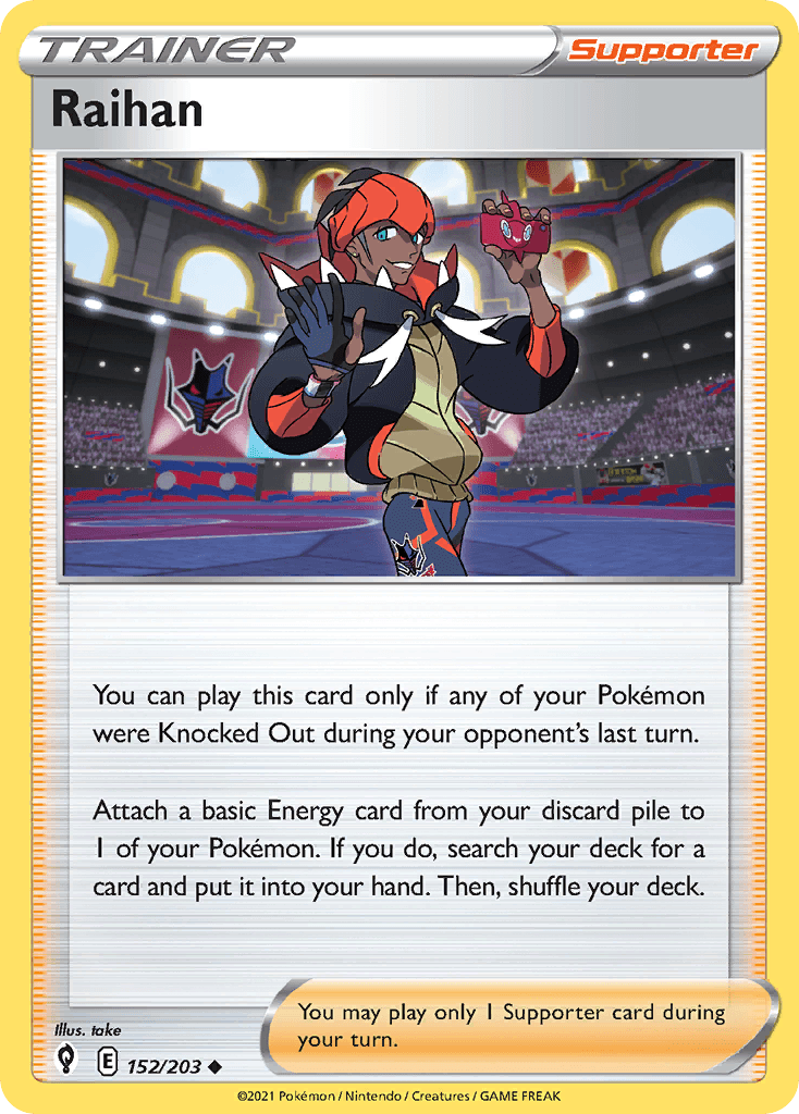 Raihan — Prize Pack Series Cards Pokémon TCG card by take