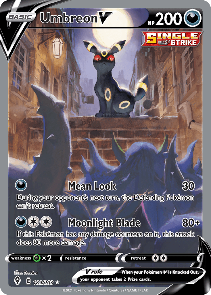 Umbreon V (Alternate Full Art) — Pokémon TCG card