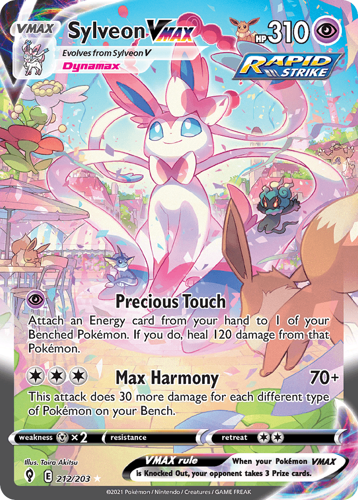 Sylveon VMAX (Alternate Art Secret) — Pokémon TCG card