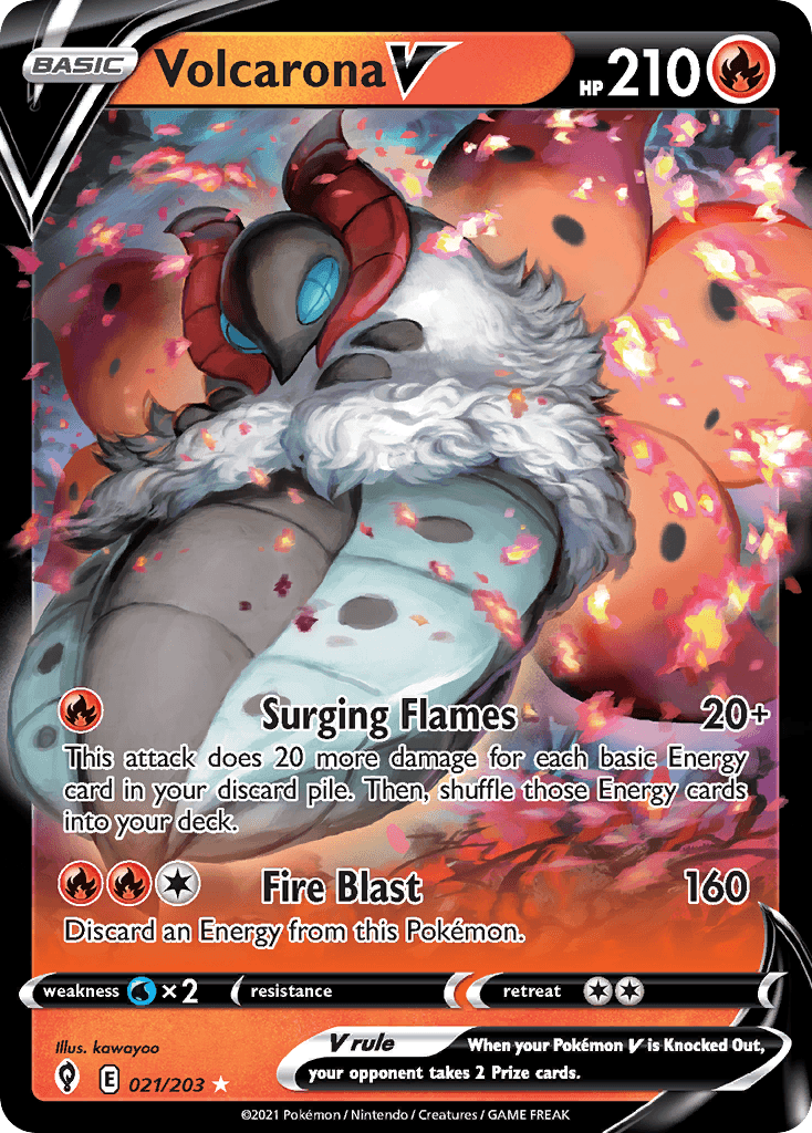 Volcarona V — SWSH07: Evolving Skies