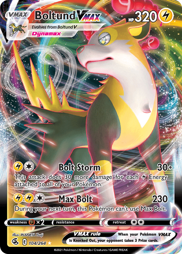 Boltund VMAX — Prize Pack Series Cards Pokémon TCG card by PLANETA Tsuji
