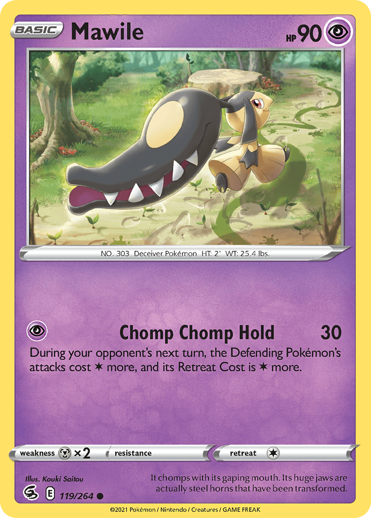 Mawile — SWSH08: Fusion Strike Pokémon TCG card by Kouki Saitou